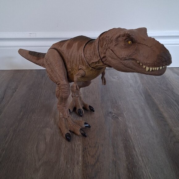 Jurassic World Camp Cretaceous Epic Roarin Tyrannosaurus Rex Tested Works - Picture 1 of 5